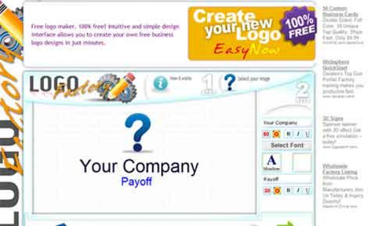 20 Free Web Based Logo Creators for Creating your Logo more Easily