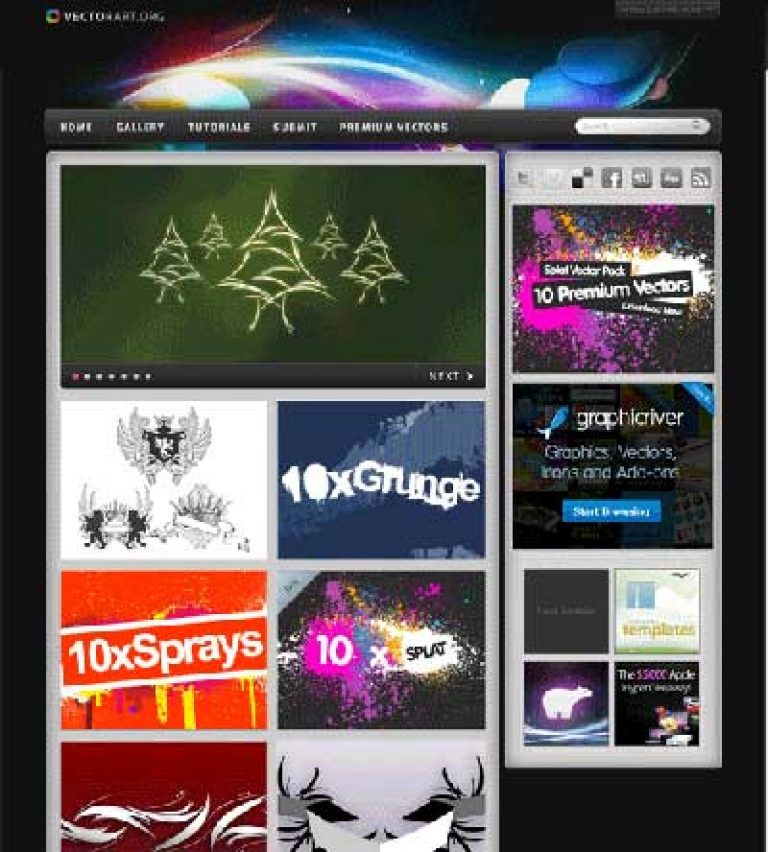 25 Ultimate Free Vector Galleries